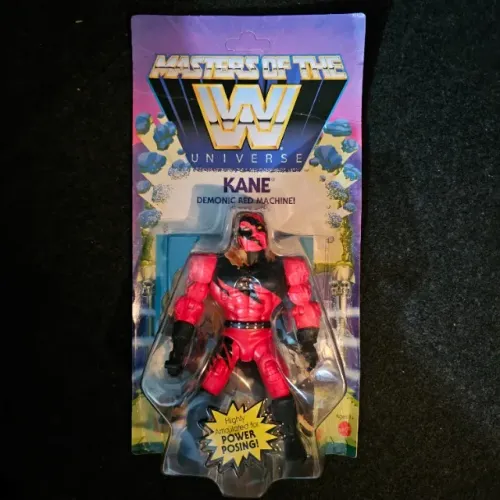 Boneco Action Figure He-man WWE Kane GXR06 importado Motu Origins Novo Lacrado