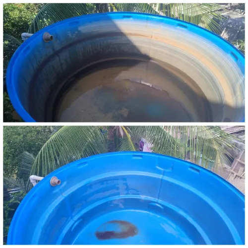 Higienização de reservatórios e castelo d'água...