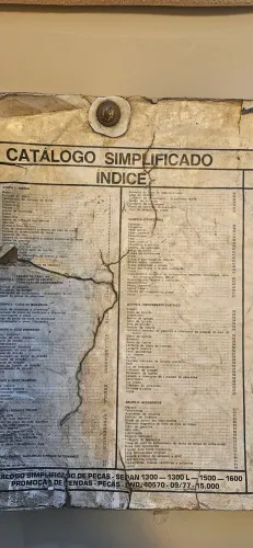 Catálogo simplificada de fusca