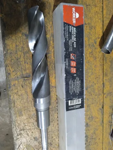Broca de aço rápido cônico morse n2