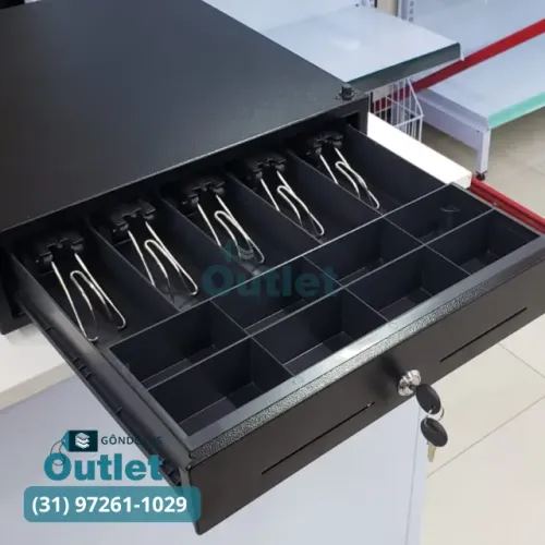 Gaveta caixa para dinheiro - porta cédulas