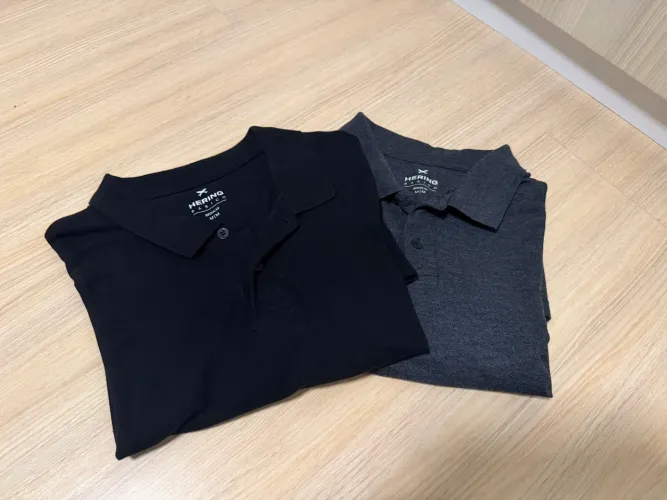 Kit 2 Camisas Polo Hering Tamanho M