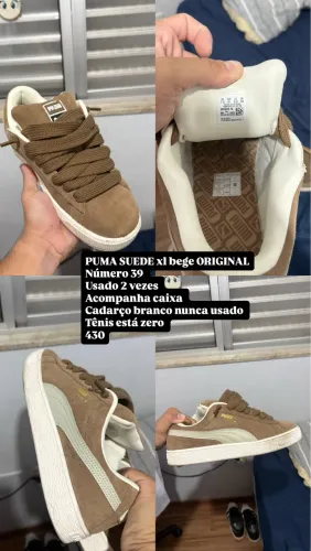Puma suede XL bege