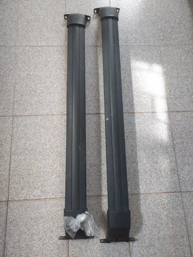 Rack de teto travessa larga preto