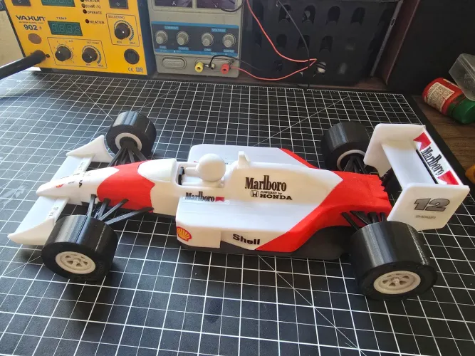 McLaren MP4/4 Ayrton Senna Escala 1:14 - Impressão 3D