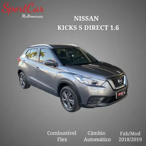 Nissan Kicks S Direct 1.6 16V Flex 5P Aut.(pcd) 2019