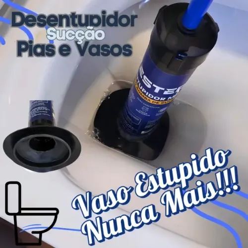 desentupidor manual de pia vaso tipo bomba sucção r-5002