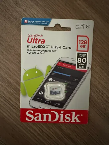Micro sd Sandisk 128 gb LACRADO ORIGINAL