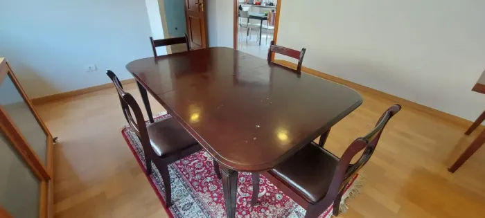 Mesa de jantar e cadeiras CIMO década de 60