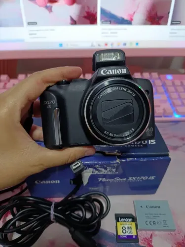 Câmera digital Canon sx170is 16 MP NA CAIXA(leia a descrição)