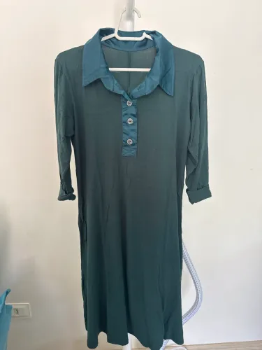 Vestido Verde Militar em malha