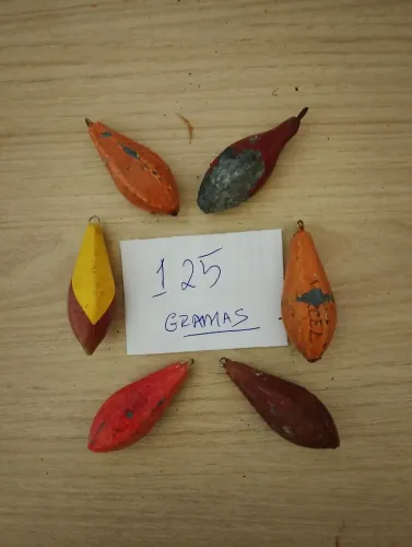 Lote de 60 peças de Chumbada de pesca
