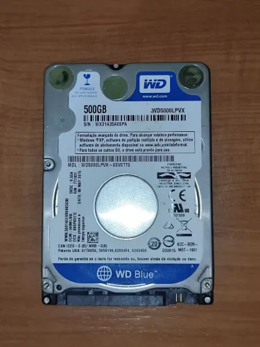 HD Wd Sata 500GB