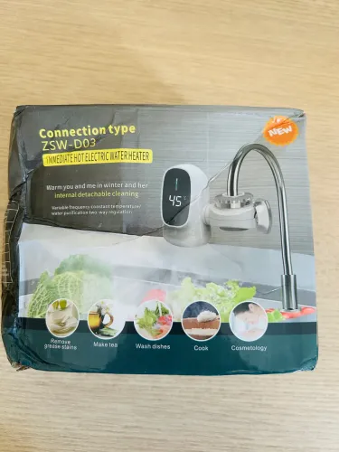 Aquecedor elétrico para torneira. Novo na caixa!