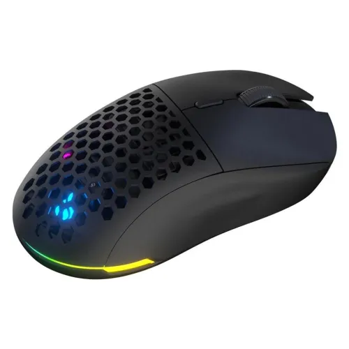 Mouse Sem Fio Gamer Fallen Pantera PRO Wireless, 26000 DPI, RGB, 68,70g,Preto