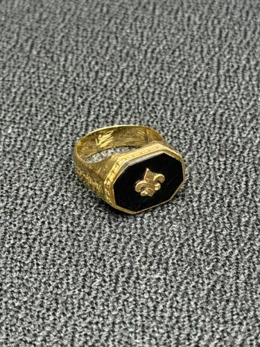 Anel ouro maciço 18k