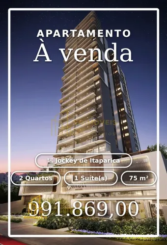 Pronto para morar no Jockey de Itaparica Apartamento com 2 Vagas!