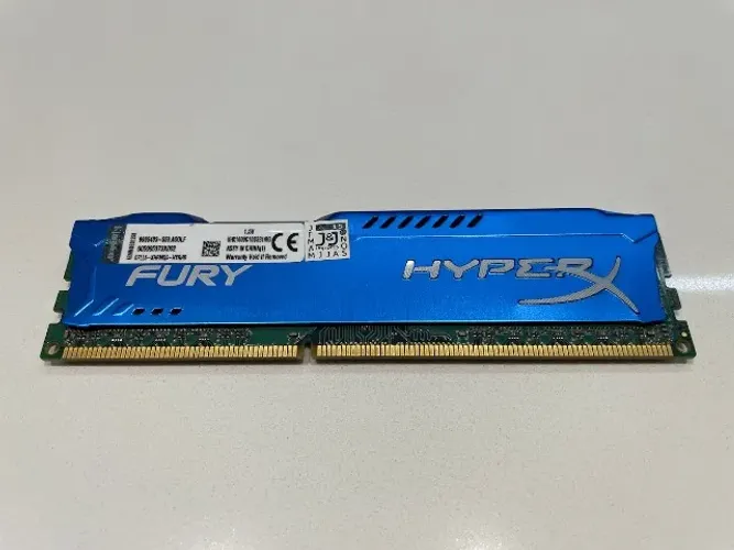 Memória Ram Ddr3 Kingston Hyperx Fury Azul 8gb 1600mhz