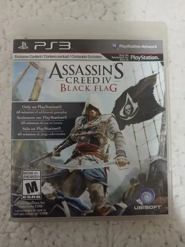 Jogo playstation 3 assassins cred Black flag