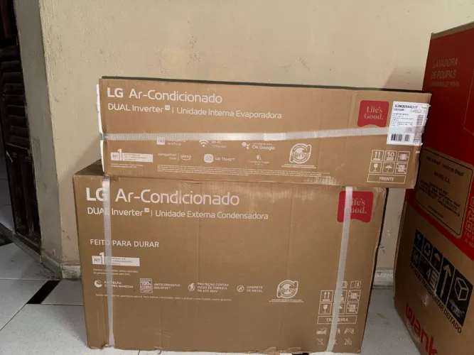 AR-CONDICIONADO LG DUAL INVERTER AI - NOVO E LACRADO