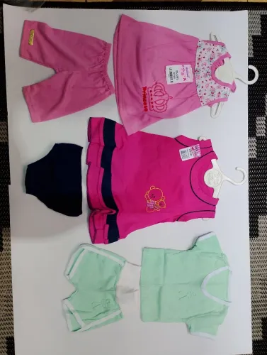 Roupa menina infantil kit com 3 peças 
