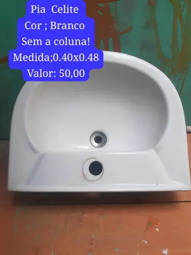 Pia Celite branco sem a coluna!