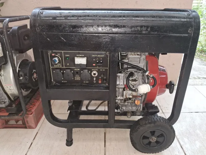 Gerador diesel 6kva partida na chave ?