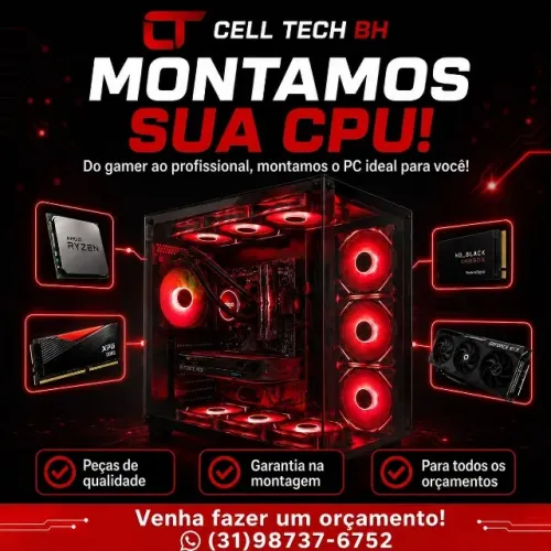 Montagem Profissional de Computadores Gamers e Empresariais ! Atendimento a Domicilio!!!