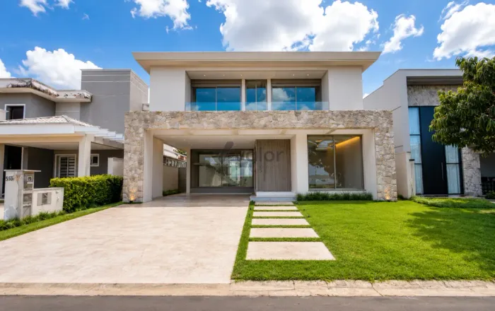 Casa à venda em Paulínia, Jardim América, com 5 suítes, com 418 m², Residencial Villa Bell