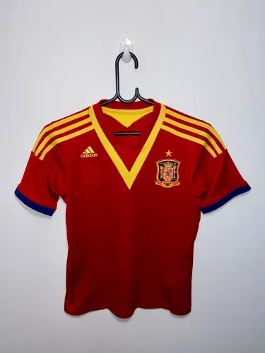 Camisa Seleção Espanha Original Adidas - Tamanho G Infantil (12 anos)
