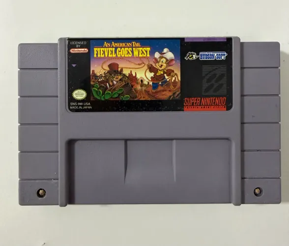 Cartucho An American Tail: Fievel Goes West - Original Super Nintendo (SNES)
