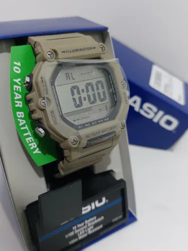 Casio AE-1600H Series | Bege | 10-Year Battery | LED Illuminator | Digital Watch