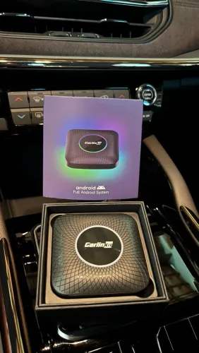 Streaming Box Automotivo Carlinkit Carplay Android 13 128GB 8GB RAM