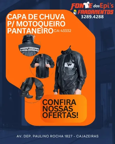 Capa de Chuva Pantaneiro - Fonte dos Epis