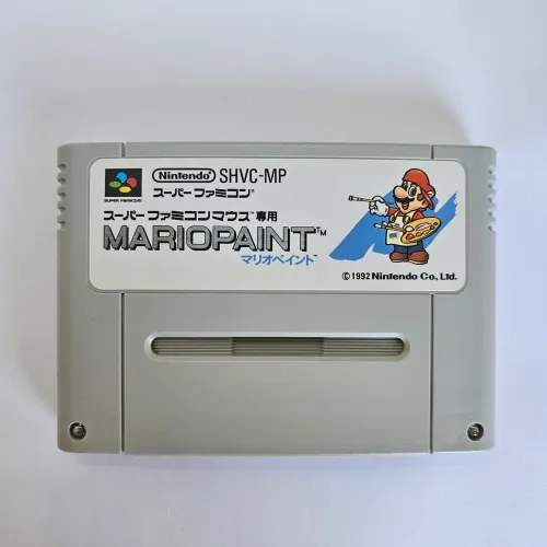 Mario Paint Super Famicom Original Japonês em ótimo estado