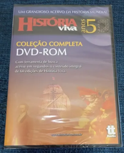DVD Rom Coleção História Viva 50 Anos ( Lacrado )
