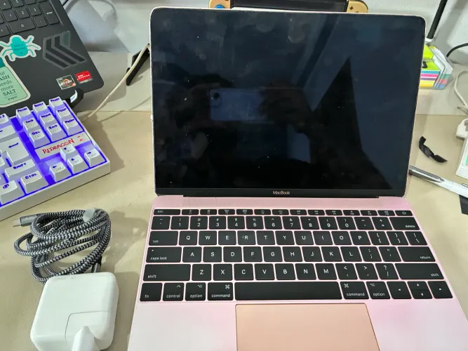 MacBook A1534 2017 Rose 12 polegadas Não liga 