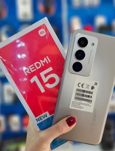 Redmi 15 - Global (Novo Lacrado) 256/8 Cinza 