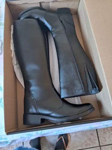 Bota feminino cano longo