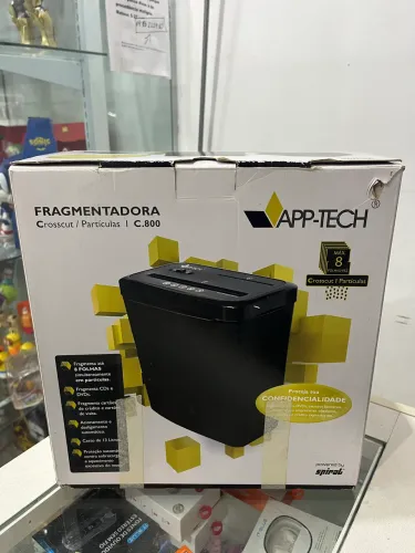 fragmentadora de papel da marca App-Tech, modelo C800