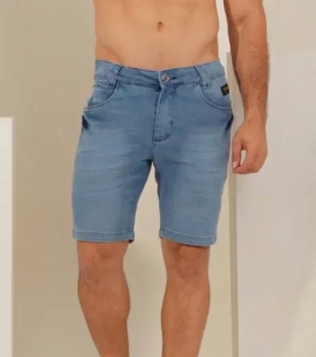 Bermuda Jeans Lycra Masculina