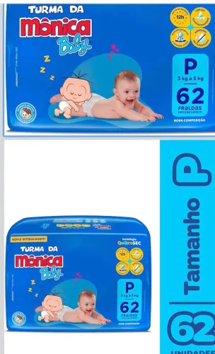 Fraldas tamanho P