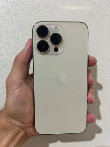 TROCO OU VENDO IPHONE 14 PRO MAX GOLD