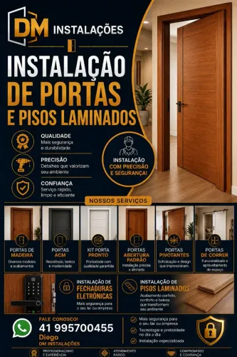 Instalação de portas