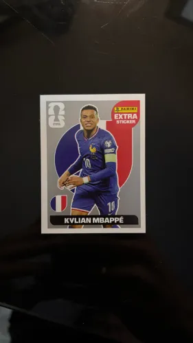 Kylian Mbappé prata Extra Sticker