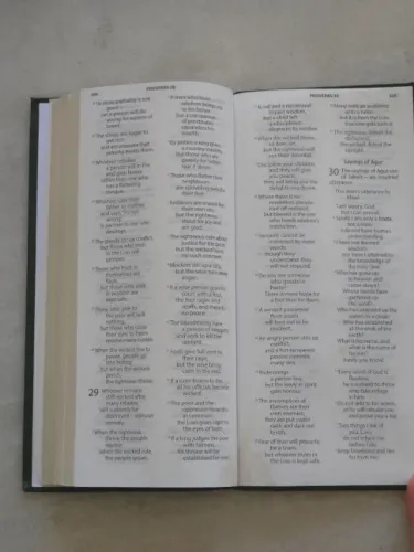 Bíblia Inglesa Vintage Reino Unido New Testament Psalms & Proverbs Rara