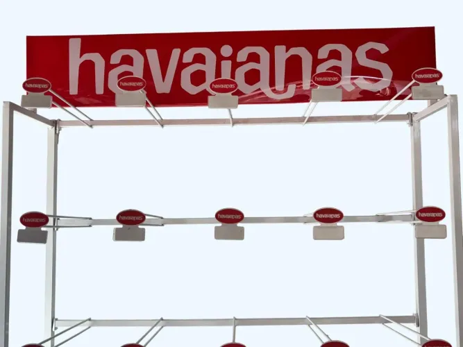 Expositor de chinelos Havaianas SEMINOVO