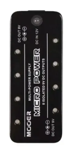 Fonte Isolada Mpw1 Mooer Micro Power 8 Saídas 9v Dc