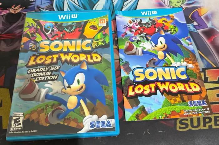 Jogo Sonic lost world versão foil Nintendo Wii u