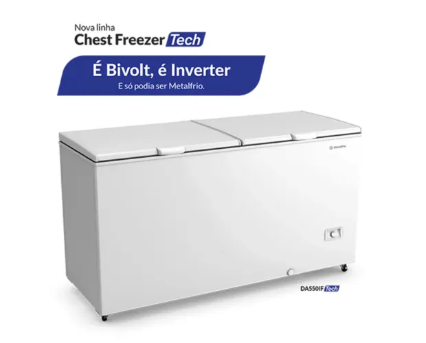 Freezer Metalfiro inverter 